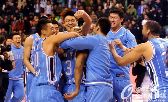 北京隊瘋狂慶祝衛冕
