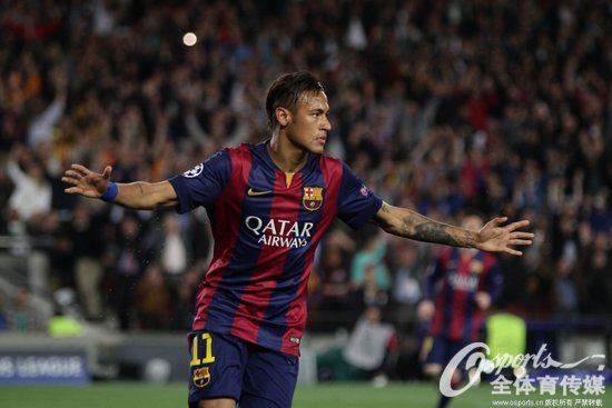 內馬爾梅開二度