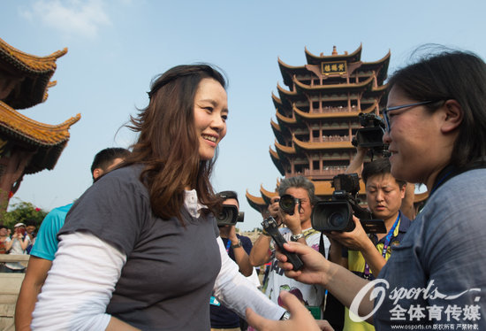 李娜接受採訪