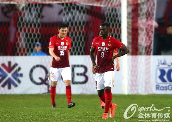 恒大主场遗憾战平