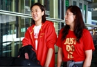 中国女篮结束热身赛 抵达北京