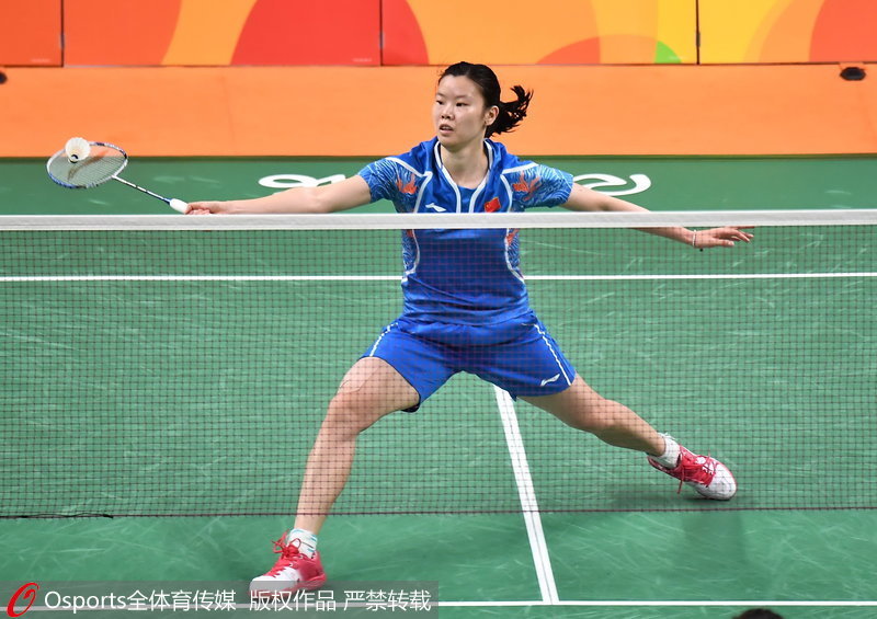 李雪瑞在比賽中