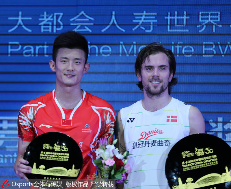 中國公開賽冠亞軍合影