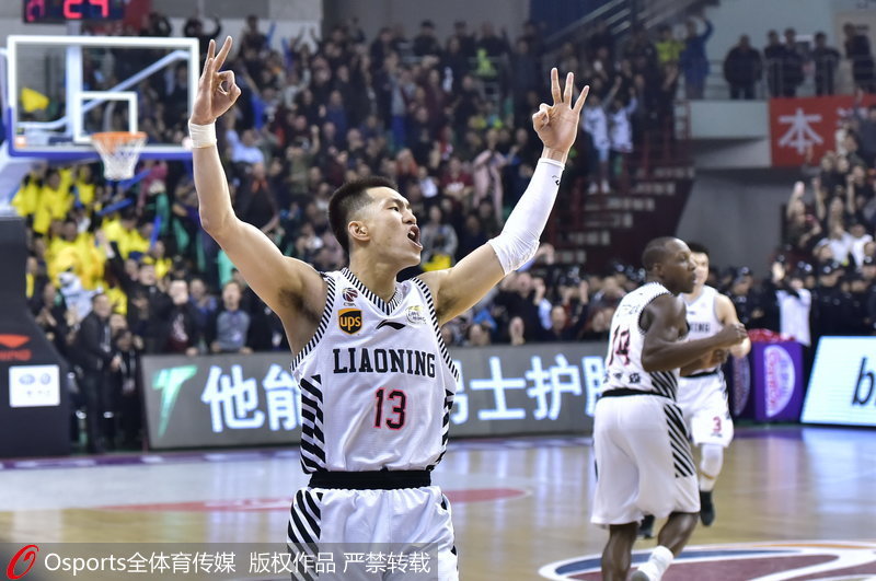 郭艾倫慶祝球隊晉級半決賽 (東大小超/Osports全體育傳媒 版權作品 嚴禁轉載)