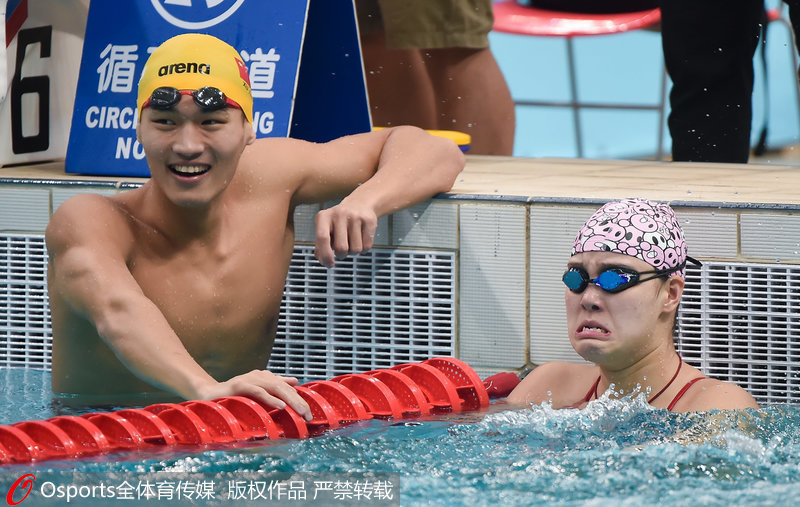 傅園慧表情搞怪