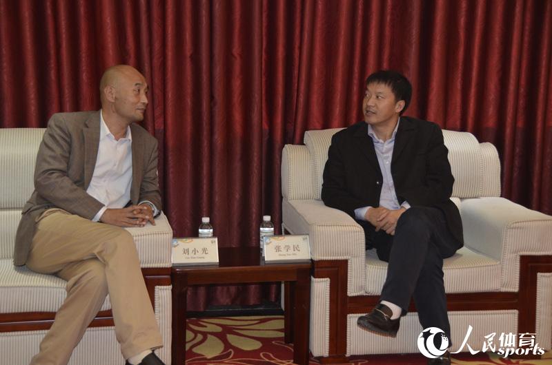张学民与刘小光谈围棋