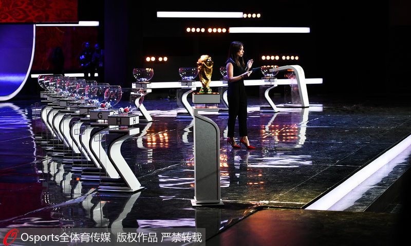 2018年世界杯抽簽儀式彩排現場