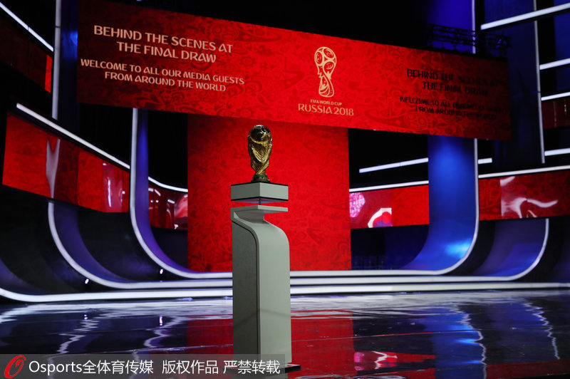 2018年世界杯抽簽儀式彩排現場