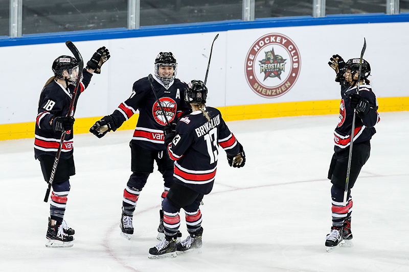 CWHL方新犀利破防進兩球 萬科陽光5-1完勝刀鋒