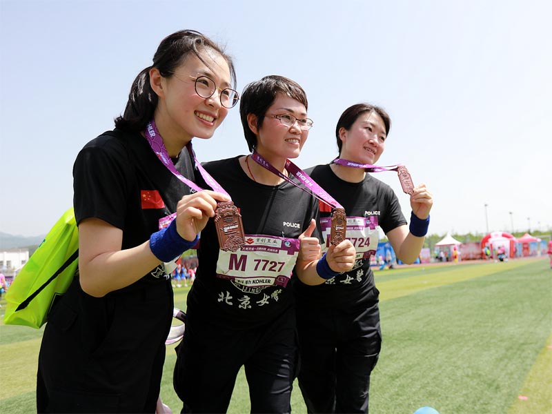 高清：一大波警花團戰馬拉鬆 母親節參賽更顯愛意【12】