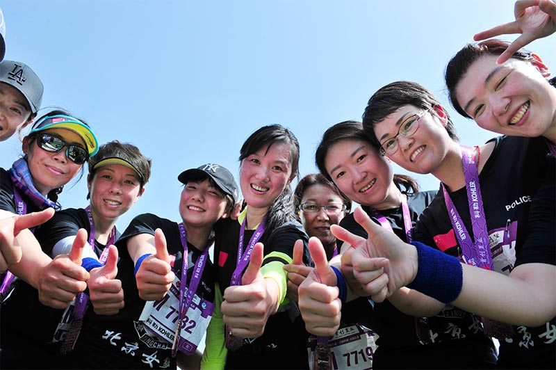 高清：一大波警花團戰馬拉鬆 母親節參賽更顯愛意【14】