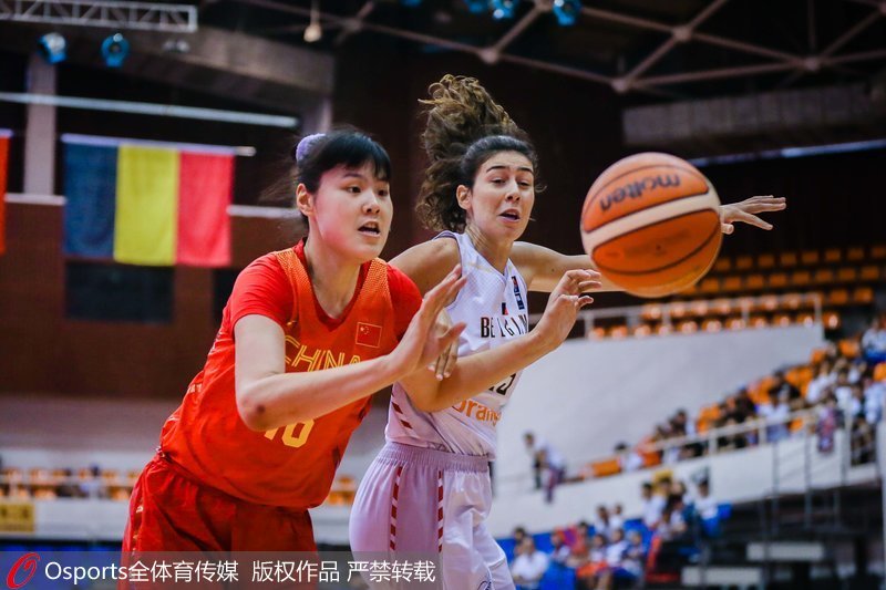 高清-中國女籃不敵比利時女籃 熱身賽2勝1負收官【3】