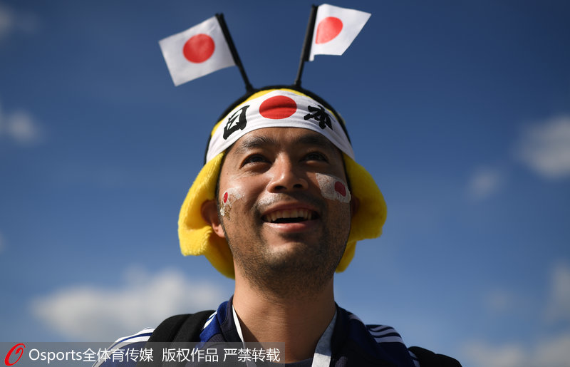 日本球迷展本國特色