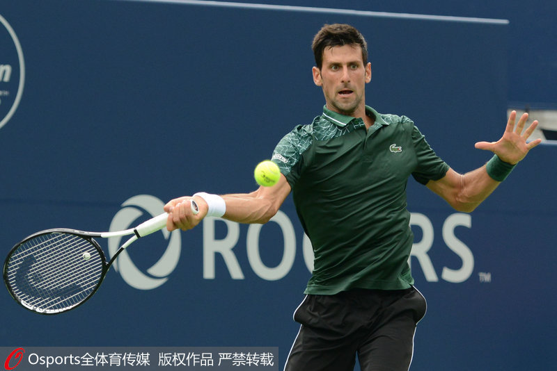 德約科維奇在比賽中