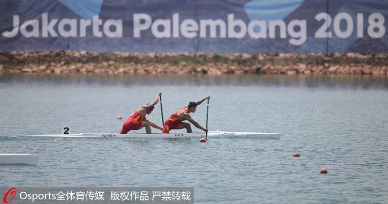 劉浩/王浩在比賽中