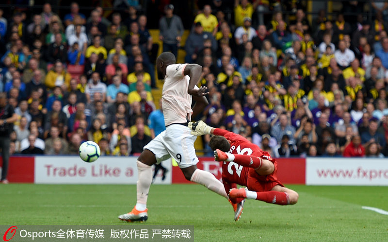 盧卡庫破門瞬間