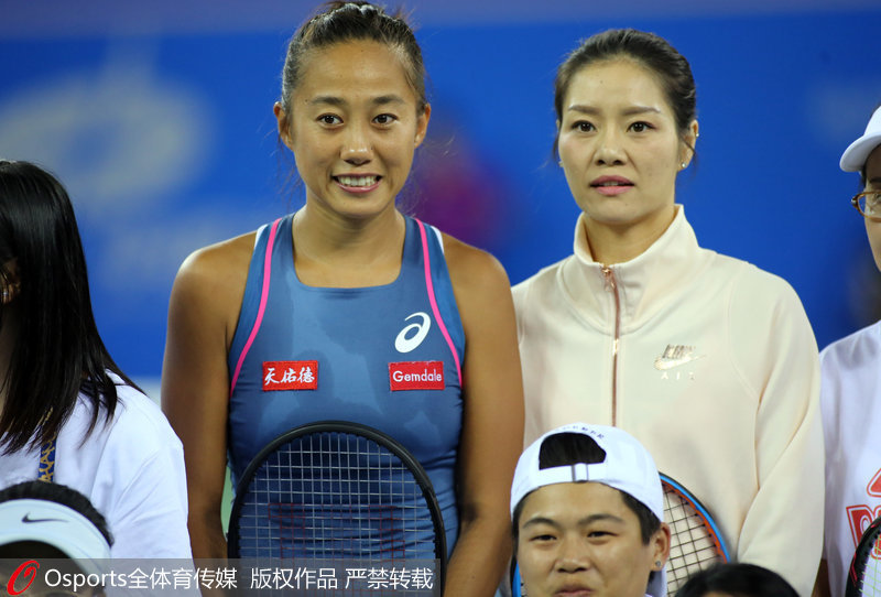 李娜同張帥合影