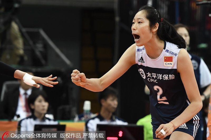 朱婷無疑是這支中國女排的“定海神針”