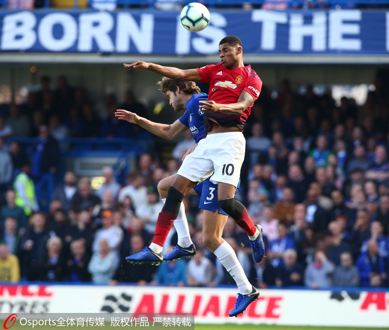 拉什福德爭頂頭球