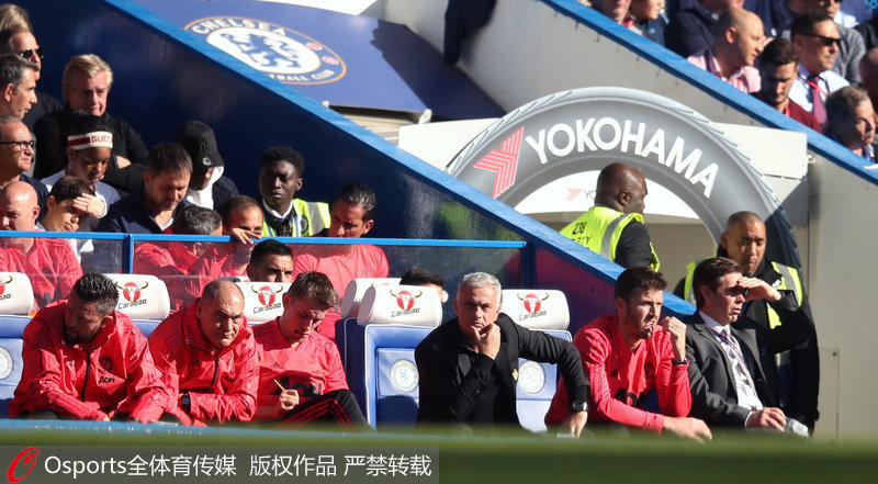 穆裡尼奧場下指揮