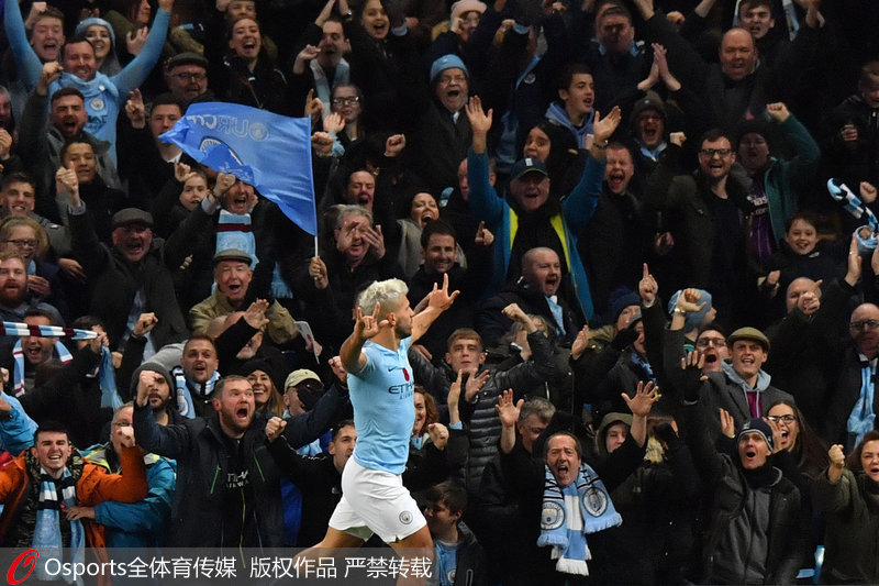 阿圭羅慶祝進球