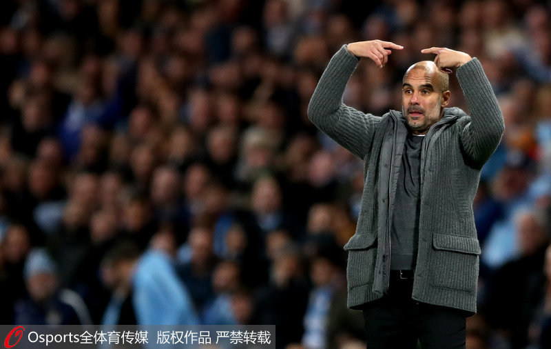 瓜迪奧拉場邊指揮