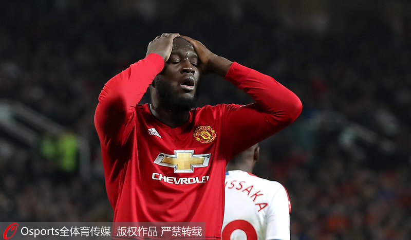 盧卡庫錯失破門良機