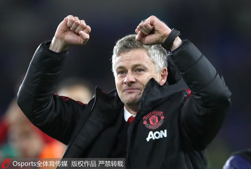 索爾斯克亞振臂慶祝