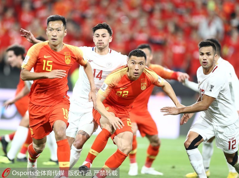 高清：亞洲杯小組賽中國3-0勝菲律賓 武磊雙響助國足提前出線【8】