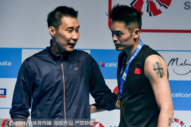 李宗偉與林丹交流