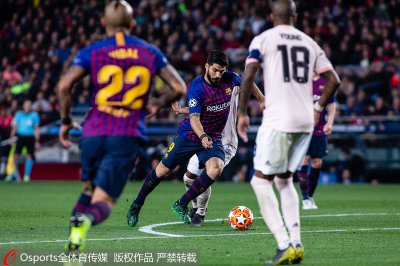 蘇亞雷斯在比賽中