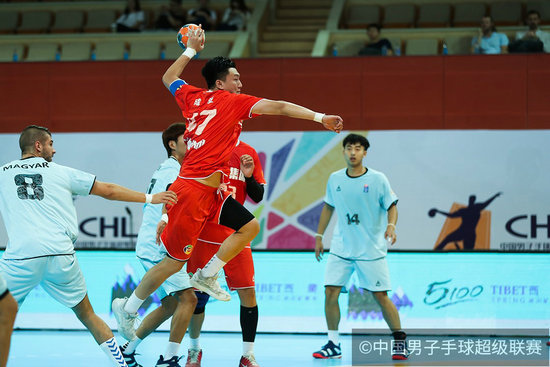 手球超級聯賽蘇州站開戰 中國華體繼續不敗戰績