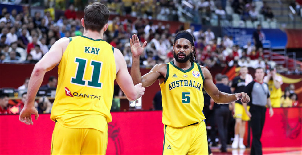 高清：2019男籃世界杯8強賽 澳大利亞82：70捷克晉級四強