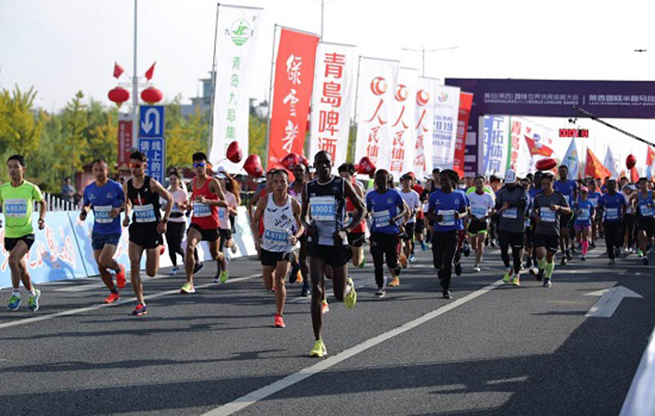 2019萊西國際半程馬拉鬆暨健康中國馬拉鬆系列賽開跑