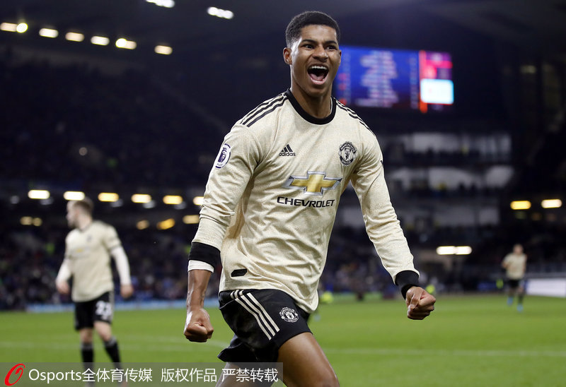 拉什福德慶祝進球