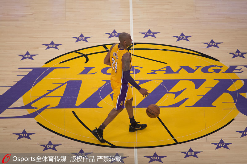 2016年4月14日，15-16賽季NBA常規賽：洛杉磯湖人101-96勝猶他爵士，科比力挽狂瀾豪取60分完美收官。