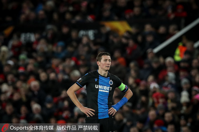 布魯日隊員面對失利