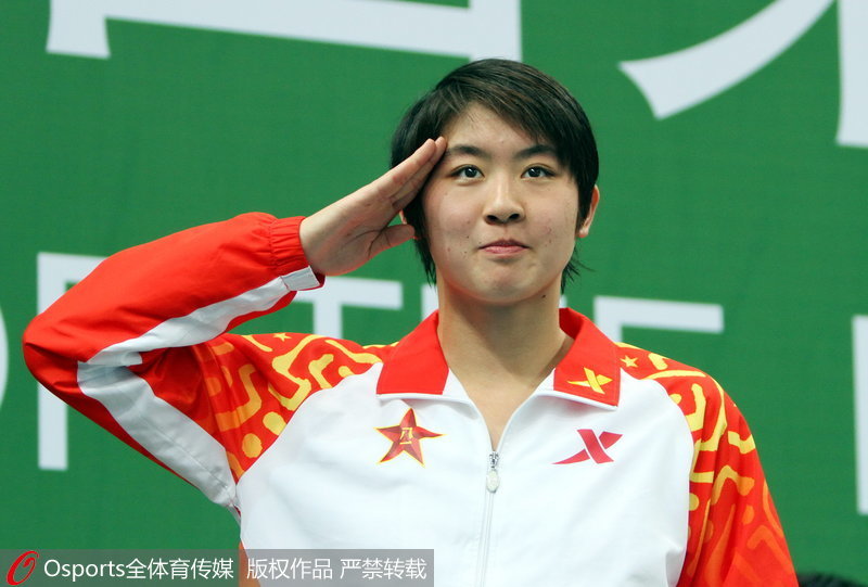 奧運會女子200米蝶泳冠軍焦劉洋