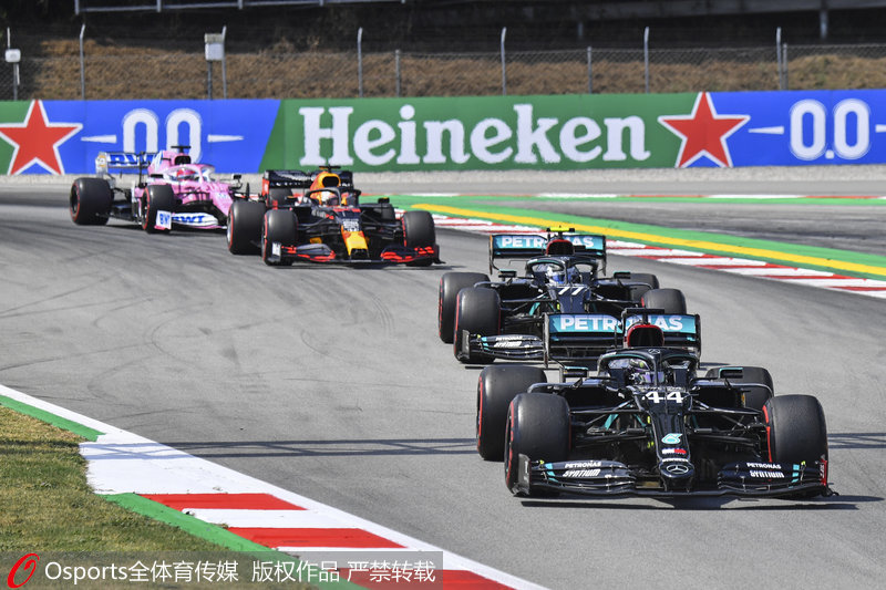 梅賽德斯車隊漢密爾頓一路領先